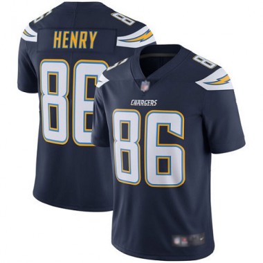 Los Angeles Chargers NFL Football Hunter Henry Navy Blue Jersey Men Limited  #86 Home Vapor Untouchable